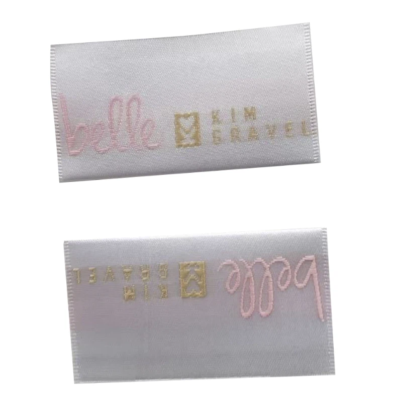 Етикети за търговска марка на плетене на една кука